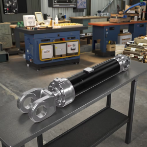 562 mm stroke steering cylinder 617-6164 617-6166 617-6162 hydraulic cylinde for CAT R1700  Loader