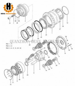 Hot sale Factory China Radio Dish Positioner Slewing Ring Gear Motor