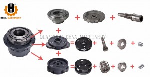 OEM/ODM Factory China Volvo Ec700 Parts Propelling Reduction Gearbox Transmission Speed Gear Ring Swing Motro Planet Carrier Assembly New or Replaced.