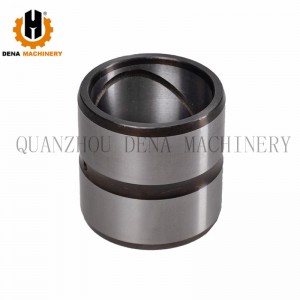 Super Lowest Price China Factory Hot Sales Excavator Spare Parts Dotted Type 40cr Steel Harden Bushing Single Flange Bucket Bushing Supply Customized
