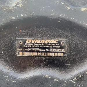Dynapac Road Roller Gearbox 4700390604 Model CC424HF Drum Gear