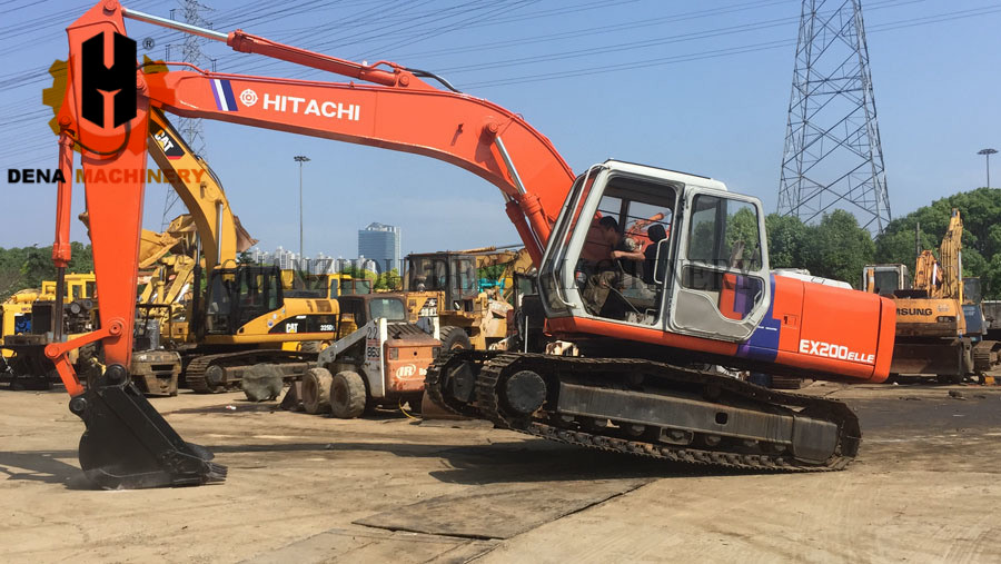 Hitachi-Ex200-2-Crawler-Excavator parts .