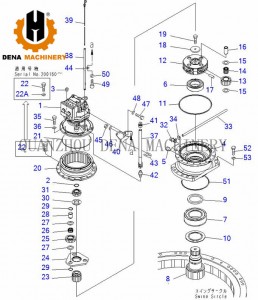 Komatsu PC200-7 Crawler excavator parts Sun Gear Planet Carrier Assembly 2049166 1025826 2049585