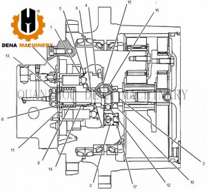 Manufacturer of China Volvo Excavator Ew55 Ew55b Mini Excavator Accessories/Cover/Planet Carrier Assembly/Planet Gear/Sun Gear/Gear Box/Swing Box/Gear Ring.