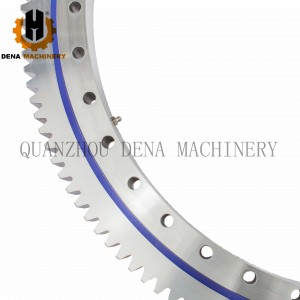 Excavator spare parts turntable roller slewing ring bearing with external/Internal gear teeth