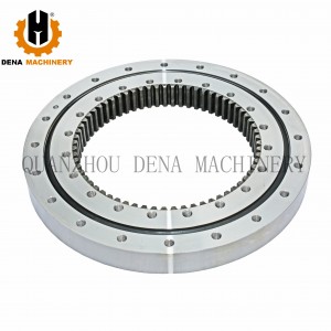 Excavator spare parts turntable roller slewing ring bearing with external/Internal gear teeth