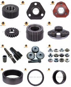 Professional Design China Mini Excavator PC20 Series Transmission Gear Sun Gear Ring Planet Gear Slewing Bearing Final Drive Assy. Swing Gearbox