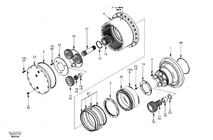 Best Price on China Hydraulic Travel Motor Parts for 7t~9t Doosan Crawler Excavator