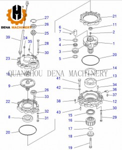 Mini Excavator KOMATSU PC60-5 Excavator Accessories/Swing Box/Transmission Gear Final Drive Assy /Sun Gear/Gear Ring/Swing Gear/Planet Gear/Slewing Bearing/RV GEAR ASSY