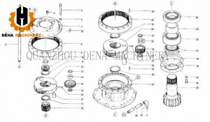 Top Quality China Produce High Quality Travel Reduction Gearbox for Excavator Hydraulic Parts