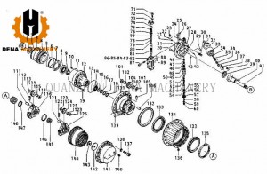 High Performance China 512 Slewing Bearing, Excavator Parts, Slewing Ring Bearing, Only Internal Gear