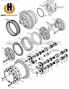 Bottom price China Inner Gear Slew Ring (9I-1B50-1234-0327) Ball Turntable Bearing