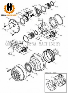 Lowest Price for China Swing Motor Reduction Gearbox for R250LC-7 R275-9 Excavator