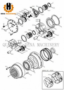 China New Product China Rexroth Winch Gears Mobilex Gfw 5190 F with Output Torques 105.000 Knm.