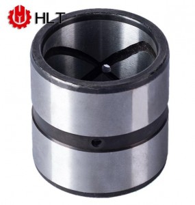 OEM/ODM China China Factory Hot Sales Mini Excavator Spare Parts Bucket Pin Bush Single Flange Bucket Bushing Steel Dotted Oil Groove Type Bushing