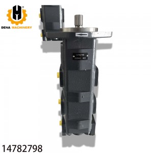 Double Gear Pump 14525545 14543168 14561970 14561971 Fits for EC330B EC360B EC460B Excavator Hydraulic Gear Pump
