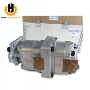 For Komatsu WA470-3 WA450-3 WF450-3 Hydraulic Pump Gear Pump 705-52-30280 705-52-30281 705-12-37240 Construction Machinery Parts