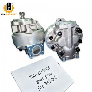 Gear Pump 705-21-42120 Hydraulic Pump 7052142120 for WA450-5L WA470-5 WA480-5L WA480-5 Wheel Loaders