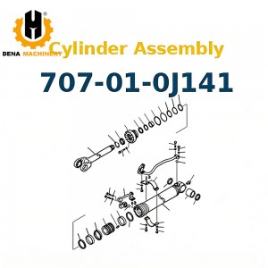 Hydraulic Cylinder 707-01-0J131 707-01-0J141 Lift Dump Steering Hydraulic Cylinder for WA600-6