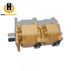 Hydraulic Double Gear Pump 07400-40400 0740040400 705-51-30190 Hydraulic Gear Oil Pump – Fit D50A-17 D50A-18 Bulldozer Spare Parts