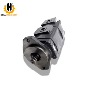 High Pressure Walking Oil Pump Dual Gear Pump Hydraulic Pump 14524927 VOE14524927 for Volvo Wheel Excavator EW145B EC145W Part