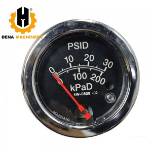 High Quality Original Pressure Indicator with Red Pointer 4W-0506 4W0508 4W-0508
