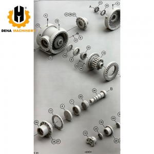 418-4768 4184768 Differential And Bevel Gear GP for CAT 950GC Loader