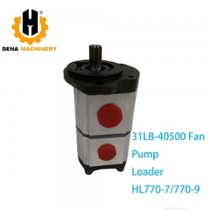 Hydraulic Gear Pump 31LB-40500 31LB-40300 31LD-40500 Fan Brake for Hyundai HL770-7A HL770-9S HL760-7 HL770-7 HL757 HL760 Loader