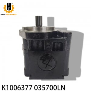 K1006377 035700LN Hydraulic Gear Pump for DX420LC DX500LC DX520LC Excavator Construction Machinery Parts N035700LN
