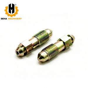 5H-3701 5H3701 7/16-20 UNF-2A Threaded Bleed Purge Screw for CAT 950GC 140GC Wheel Loader Parts