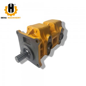 Hydraulic Double Gear Pump 07400-40400 0740040400 705-51-30190 Hydraulic Gear Oil Pump – Fit D50A-17 D50A-18 Bulldozer Spare Parts