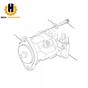 Hydraulic High-Pressure Piston Pump 172-9322 10R-6684 Hydraulic Oil Pump for Carter Articulated Unloading Truck 730 725