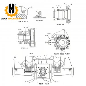 9C-8421 454-4771 Half Shaft for Caterpillar 950GC 960F 962H 950K Wheel Loader Axle Shaft