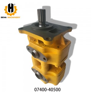 Hydraulic Gear Tandem Pump 07400-40500/0740040500/07400-30200/705-30-31203 for Bulldozer D60 D70 D75 D85 Oil Pump PC200 Retail