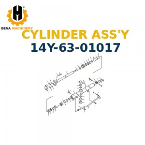 Dozer D65-12 D85 Construction Machinery Parts 14Y-63-X1017 14Y-63-X1027 14Y-63-X1016 14Y-63-X1026 Cylinder Assembly