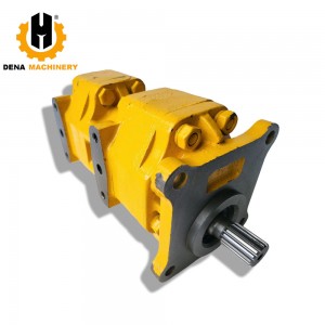 Hydraulic Double Gear Pump 07400-40400 0740040400 705-51-30190 Hydraulic Gear Oil Pump – Fit D50A-17 D50A-18 Bulldozer Spare Parts