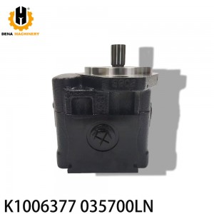 K1006377 035700LN Hydraulic Gear Pump for DX420LC DX500LC DX520LC Excavator Construction Machinery Parts N035700LN