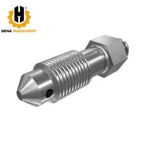 5H-3701 5H3701 7/16-20 UNF-2A Threaded Bleed Purge Screw for CAT 950GC 140GC Wheel Loader Parts