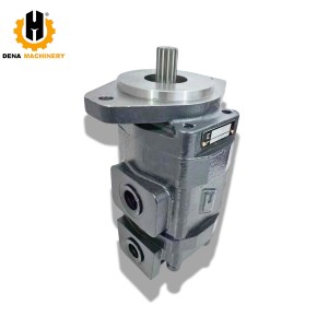 High Pressure Walking Oil Pump Dual Gear Pump Hydraulic Pump 14524927 VOE14524927 for Volvo Wheel Excavator EW145B EC145W Part
