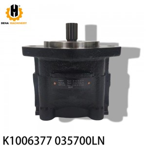 K1006377 035700LN Hydraulic Gear Pump for DX420LC DX500LC DX520LC Excavator Construction Machinery Parts N035700LN