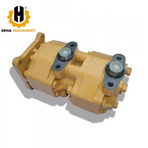 Hydraulic Double Gear Pump 07400-40400 0740040400 705-51-30190 Hydraulic Gear Oil Pump – Fit D50A-17 D50A-18 Bulldozer Spare Parts