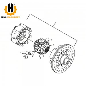326-0532 3260532 Differential Assembly Group for CAT 950GC Loader