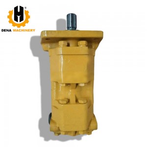 Hydraulic Double Gear Pump 07400-40400 0740040400 705-51-30190 Hydraulic Gear Oil Pump – Fit D50A-17 D50A-18 Bulldozer Spare Parts