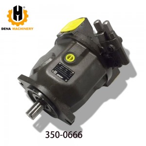 Hydraulic Piston Pump 350-0666 Hydraulic Pump Fan Moto 3500666 for 416E 422E 428E 434E Backhoe Loader Replacement