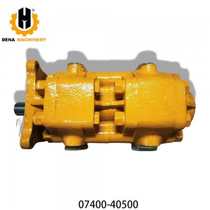 Hydraulic Gear Tandem Pump 07400-40500/0740040500/07400-30200/705-30-31203 for Bulldozer D60 D70 D75 D85 Oil Pump PC200 Retail