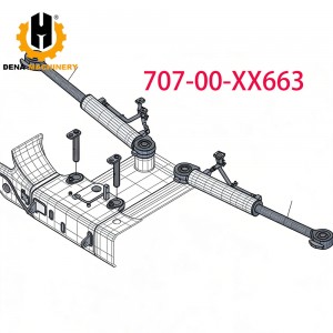 STEERING CYLINDER 707-00-XX660 707-00-XX661 707 00-XX662  707-00-XX663 hydraulic cylinder for Komatsu HD785