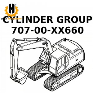 STEERING CYLINDER 707-00-XX660 707-00-XX661 707 00-XX662  707-00-XX663 hydraulic cylinder for Komatsu HD785